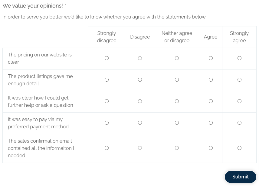 New feature: a matrix content element for Workflows now live